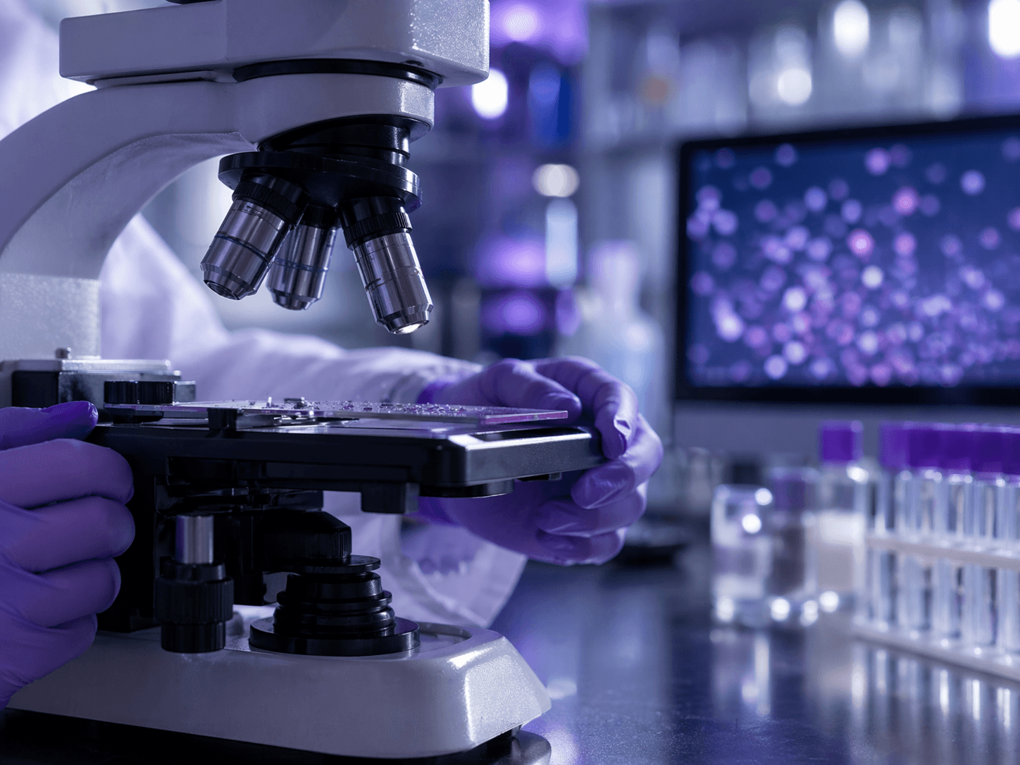 Laboratory microscope analysis